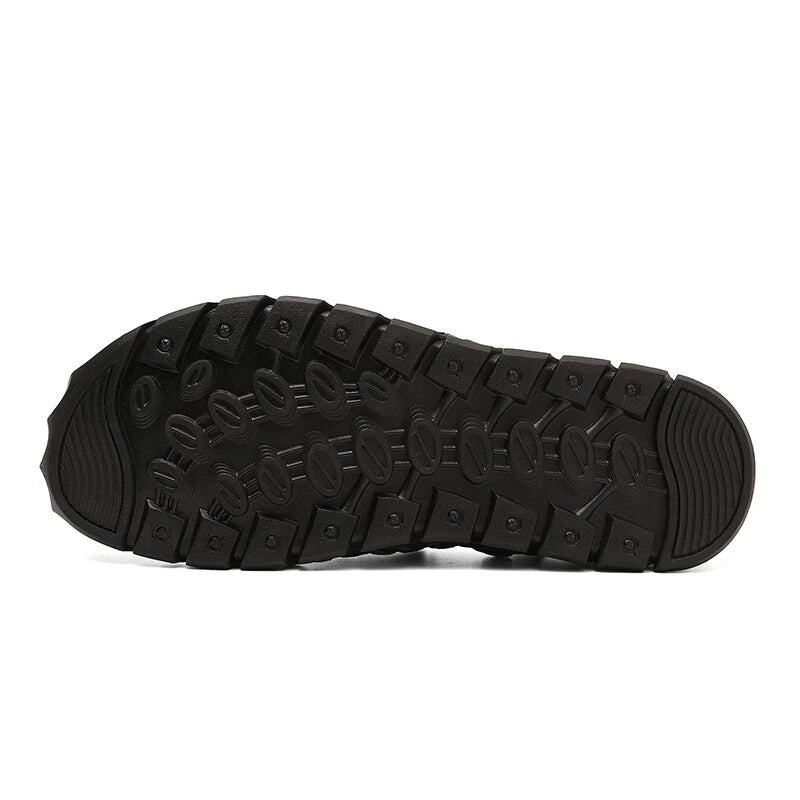 Men Summer Sandals Comfortable Genuine Leather Casual Slippers Roman Beach Shoes