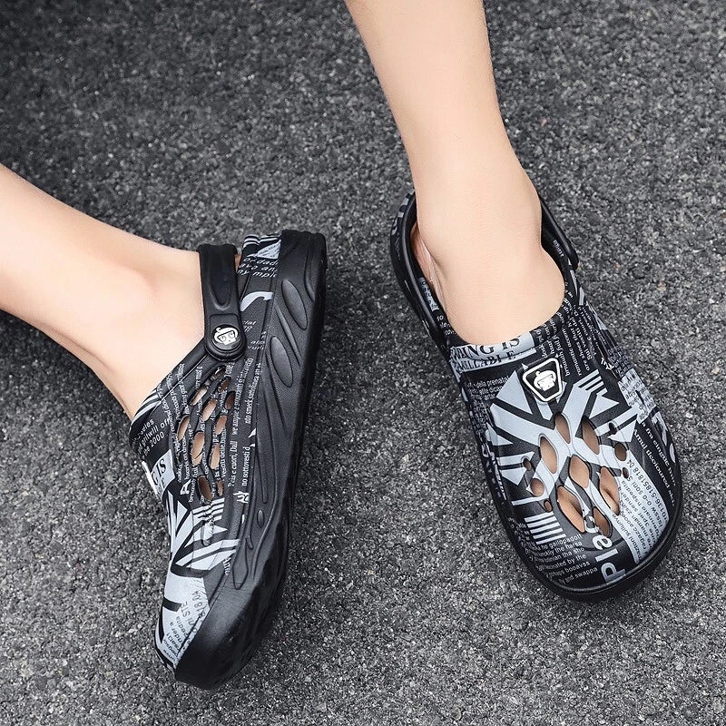 Mens Womens Beach Garden Pool Anti-slip Clogs Mules Sandals Slippers Flats Shoes