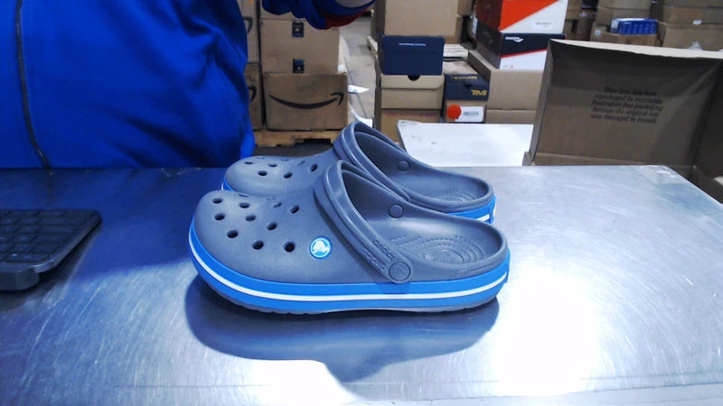 UsedGood_Crocs Unisex-Adult Crocband Clog, Charcoal/Ocean, 6 Men/8