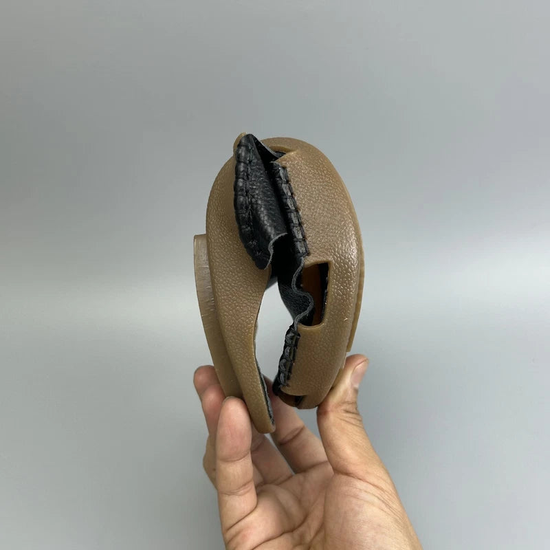 Men's Summer Beach Leather Sandals Closed Toe Slippers Outdoor Casual Shoes US10