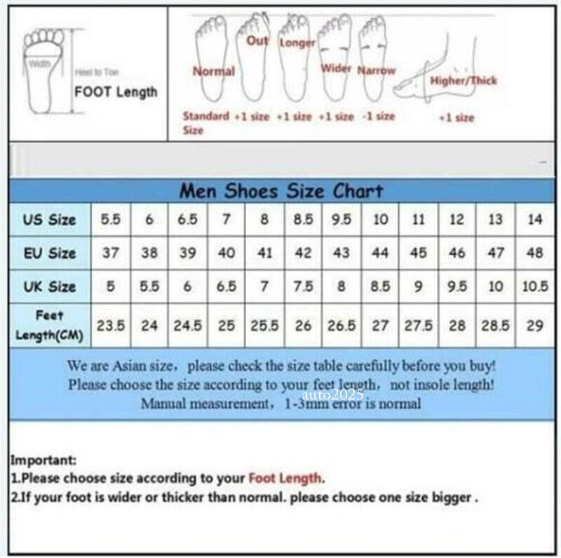 Men's Sandals Summer Slippers Flip-Flops Comfortable Footwear Casual Flats New