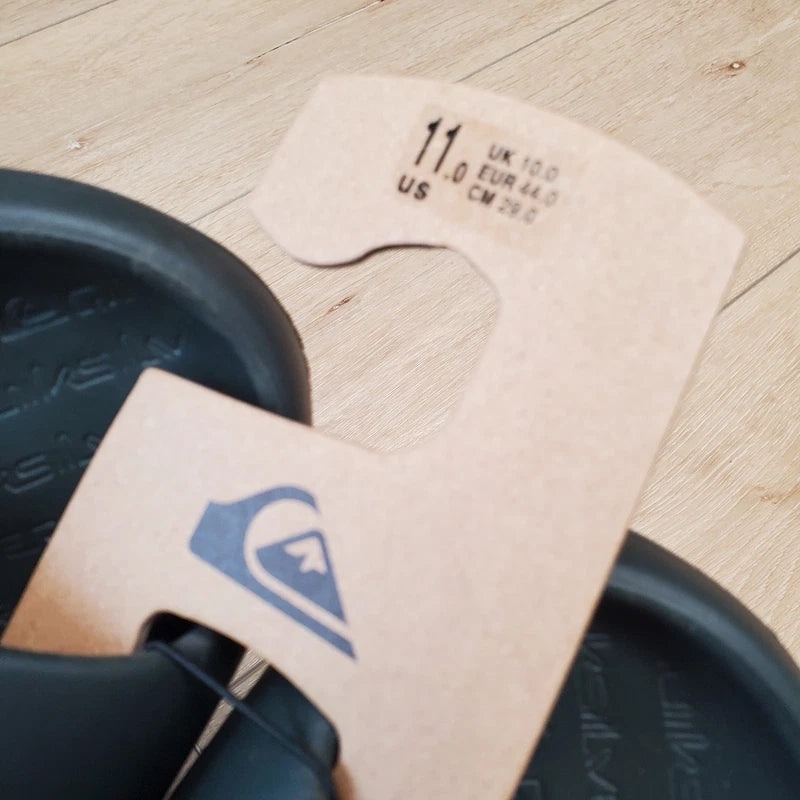 New Quiksilver Cloudbreak Black Slides Slippers Sandals Mens Size 12