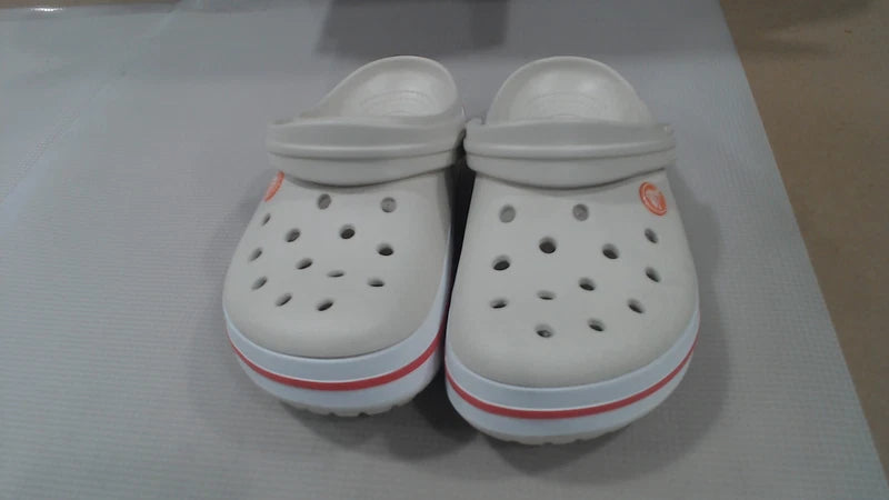 LikeNew_Crocs Unisex-Adult Crocband Clog, Stucco/Melon, 4 Men/6