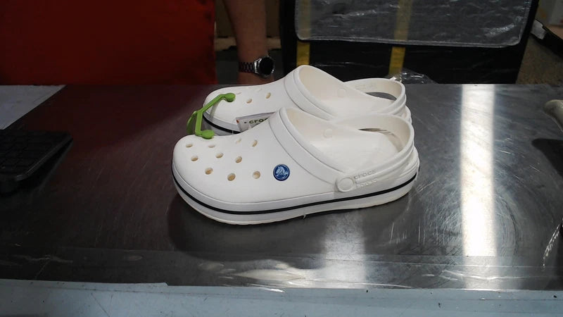 UsedLikeNew_Crocs Unisex-Adult Crocband Clog, White, 9 Women/7 Men_White_Sz9