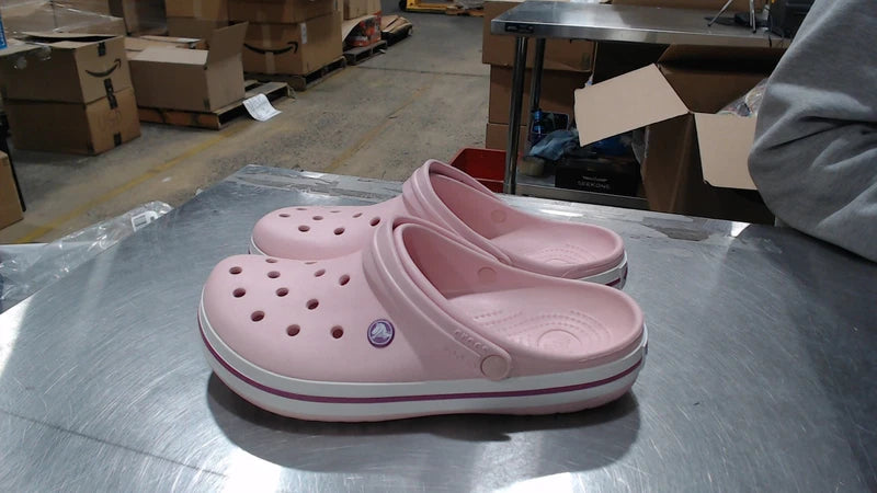 UsedLikeNew_Crocs unisex adult Men's and Women's Crocband Clog, Pearl Pi_Pearl
