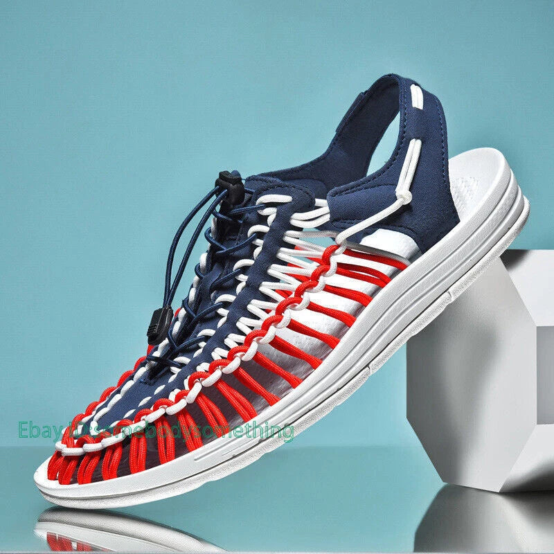 Summer Fashion Sandals Men Roman Beach Slippers Outdoor Gladiator Casual Sandals