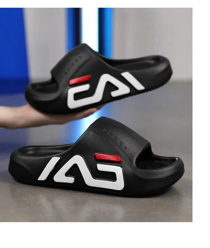 Men's EVA Air Cushion Sandals – Thick Sole Summer Beach Slippers