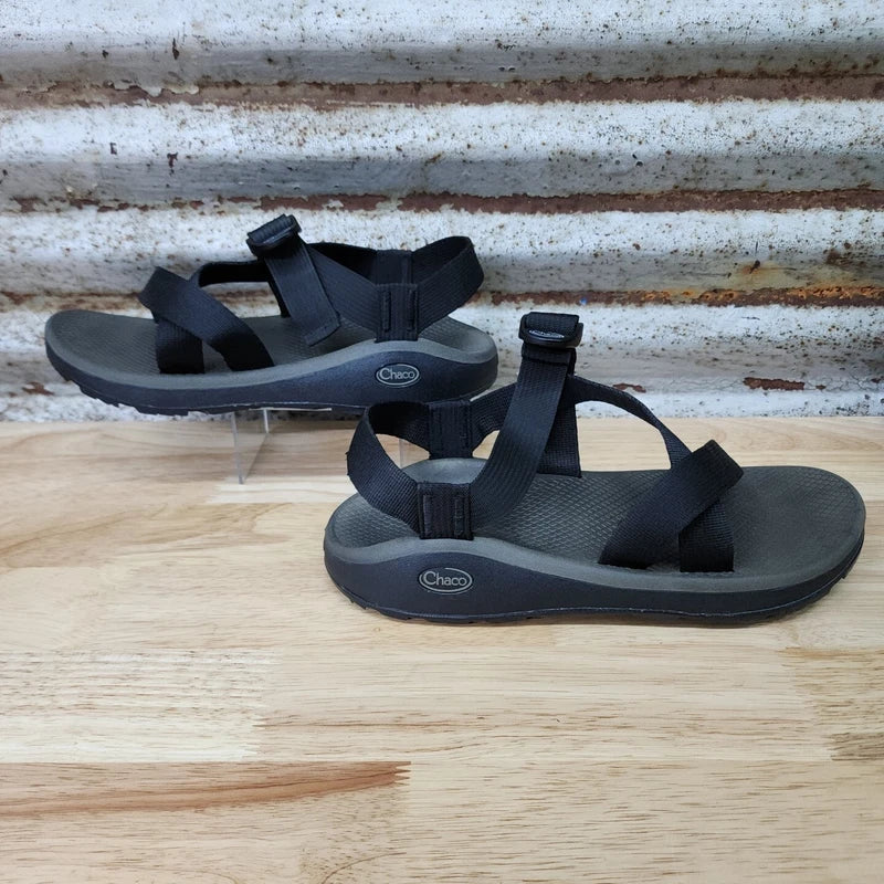 Chaco Men's Zcloud J105593 Strap Sandal Black And Gray Hiking Sandals Size US 10