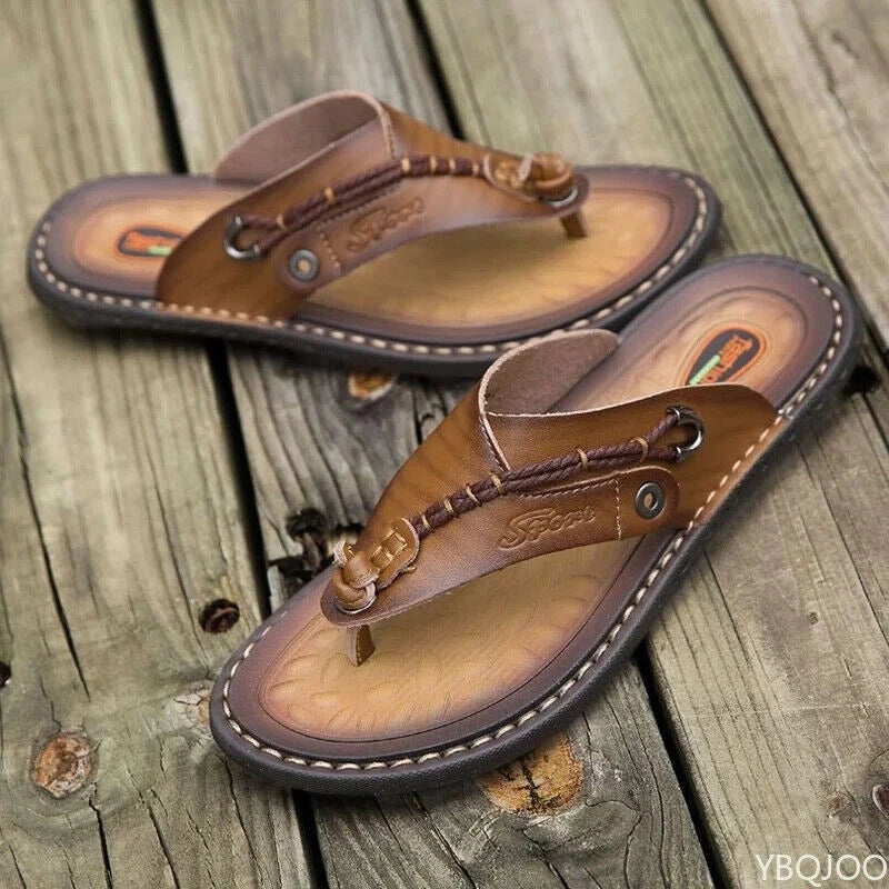 Men's Flip-flops Summer Outdoor Comfortable Slippers Casual Beach Flats Slides