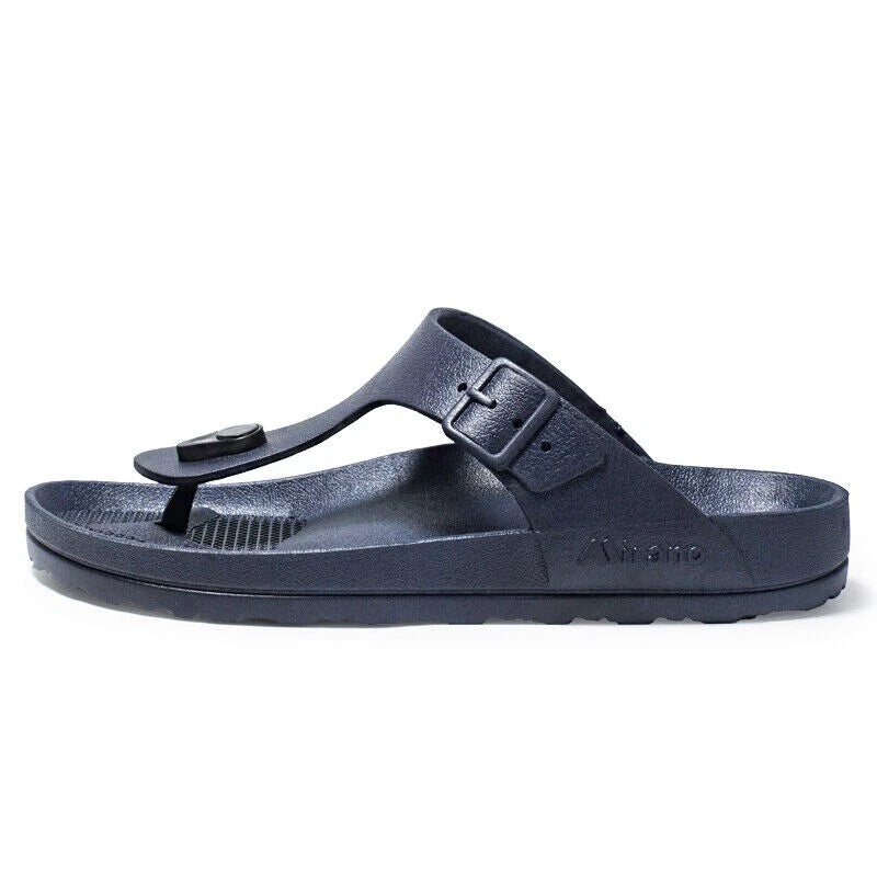 Fashion Men Sandals Summer Beach Slippers Slip On Flats Slides Casual Shoes