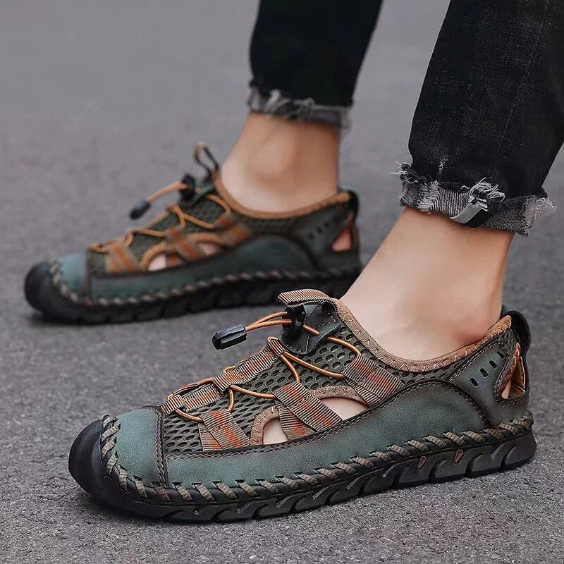 Summer Men's Sandals Moccasin Sneakers Outdoor Non-slip Beach Slippers