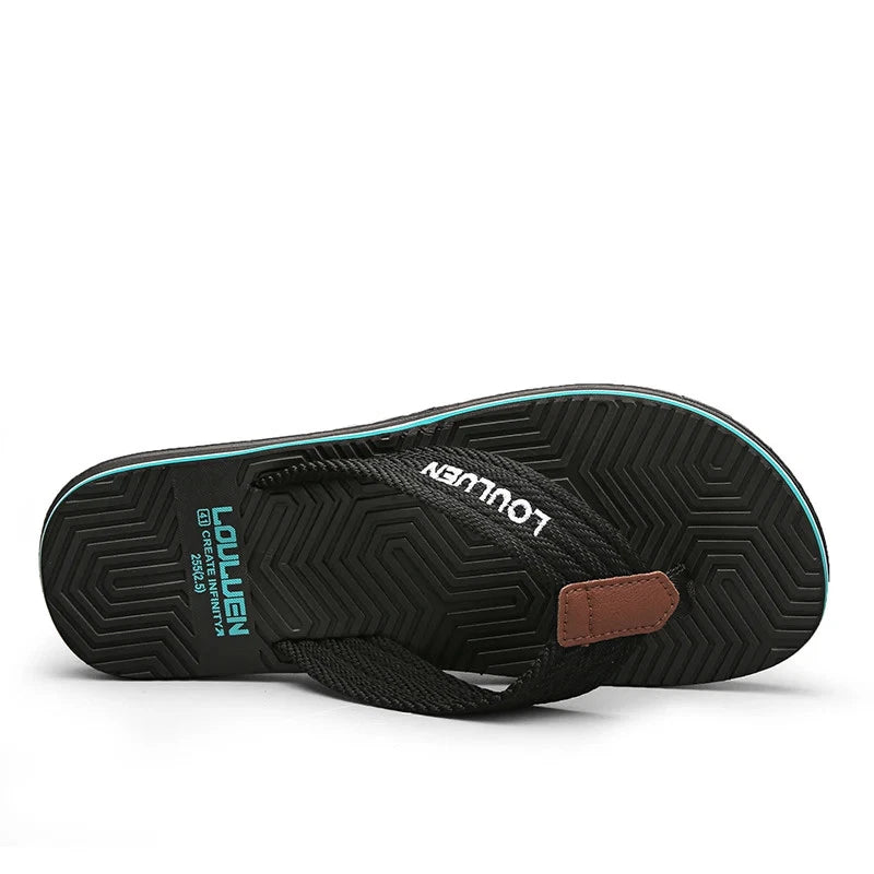 Men's New Flip Flops Super Comfortable and Fashionable Men's Summer Slippers