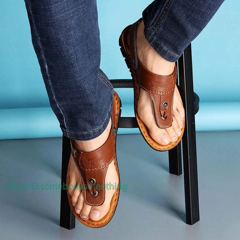 Mens Hot Sale Beach Flip Flops Sandals Slippers Casual Fashion Summer Shoes