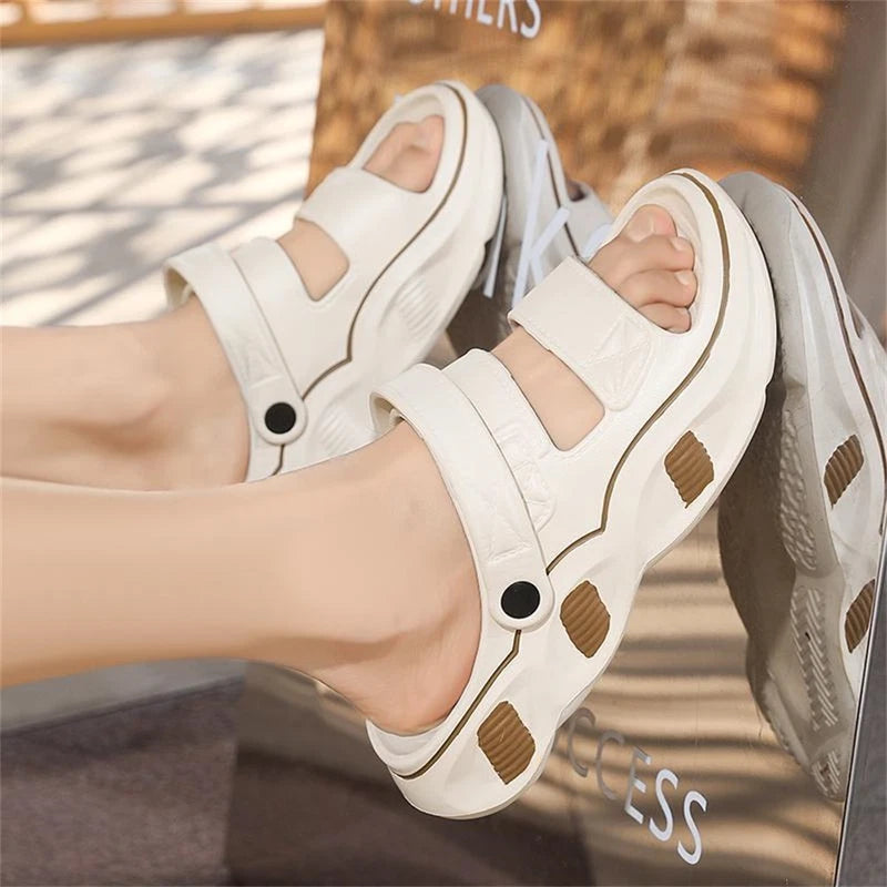 Mens Slides Sandals Thick Cushion Sandals Lightweight Open Toe Summer Slippers