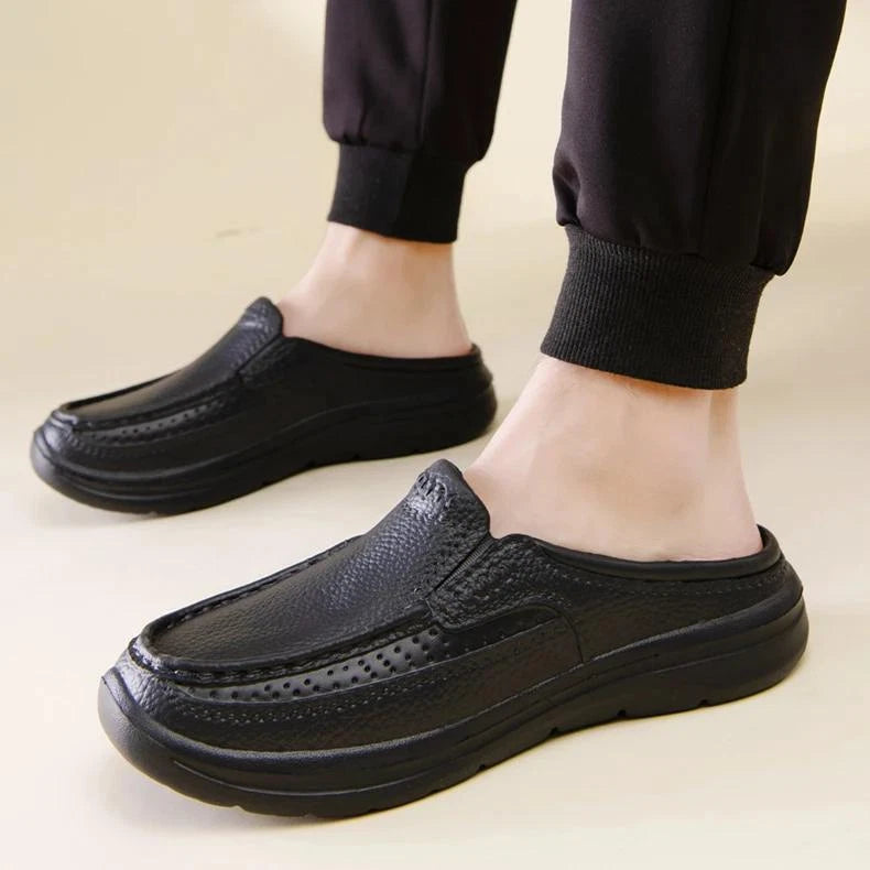 New Fashion Sandals High Quality Slippers Soft Beach Sandals Men Slip on