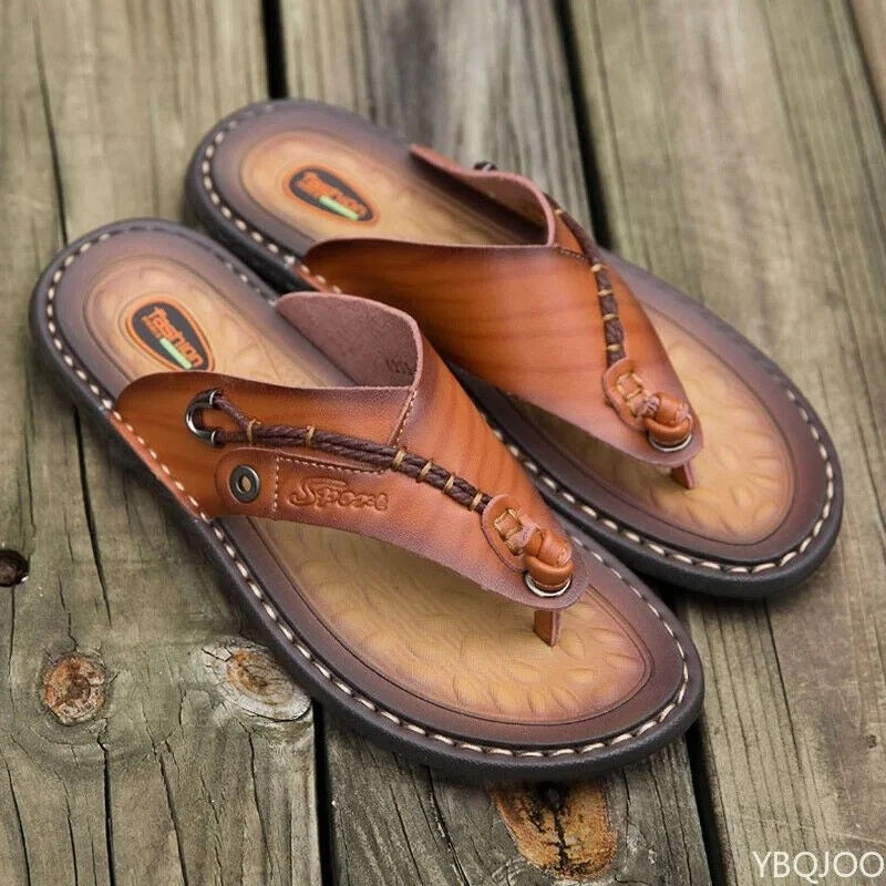 Men's Flip-flops Summer Outdoor Comfortable Slippers Casual Beach Flats Slides